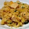 Рис с грибами и курицей, рецепт из Китая