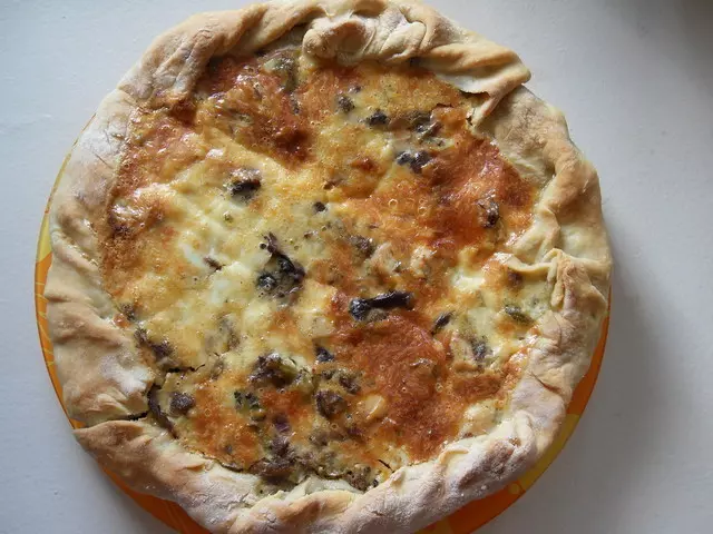 Лоранский пирог с курицей и грибами – заливное чудо