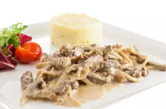 Бефстроганов из говядины с грибами – рецепт пикантного обеда