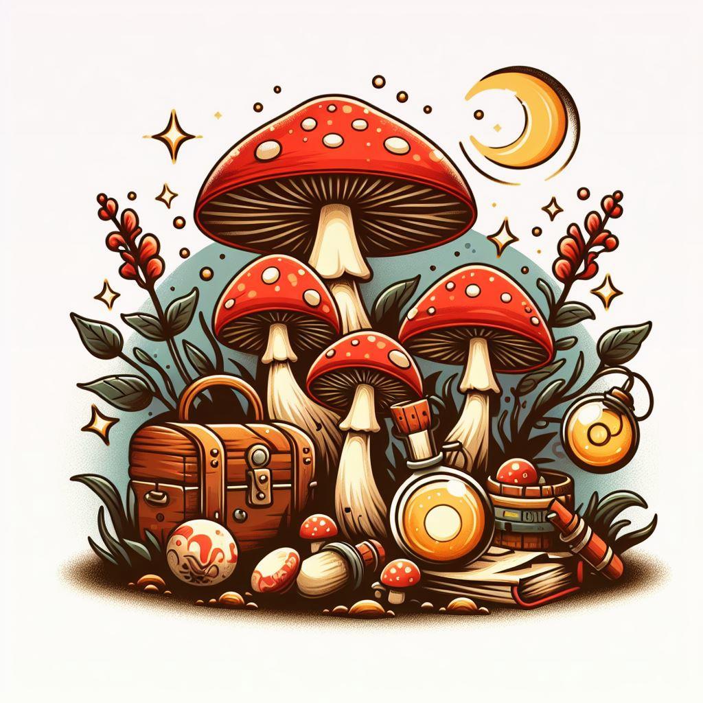 🍄 Тайны ядовитых грибов: от исторических отравлений до заговоров: 📜 Древние легенды и факты: первые записи об отравлениях грибами