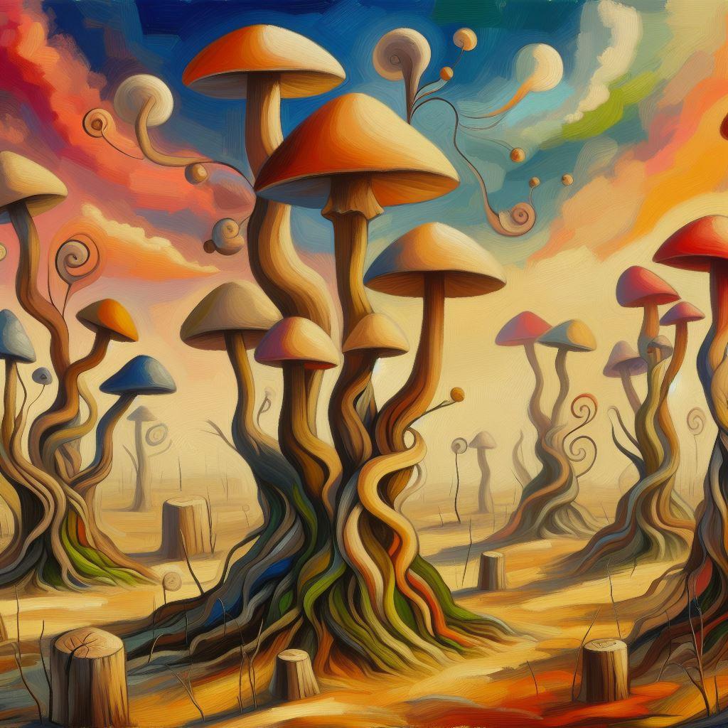 🎨 Грибы в мире искусства: Изучаем влияние от живописи до скульптуры: 🖼 Грибы в живописи: Как художники изображают грибной мир