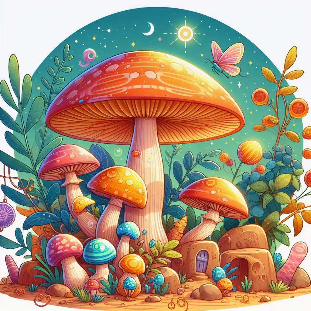 🌍 Десятка удивительных грибов со всего мира: путеводитель: 🌈 Грибы-радуги: цвета, которые оживляют лес