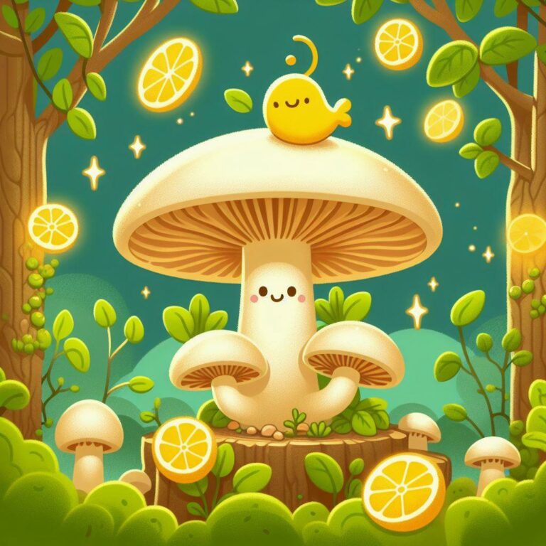 🍋 Лимонная вешенка: экзотический гриб, растущий на деревьях