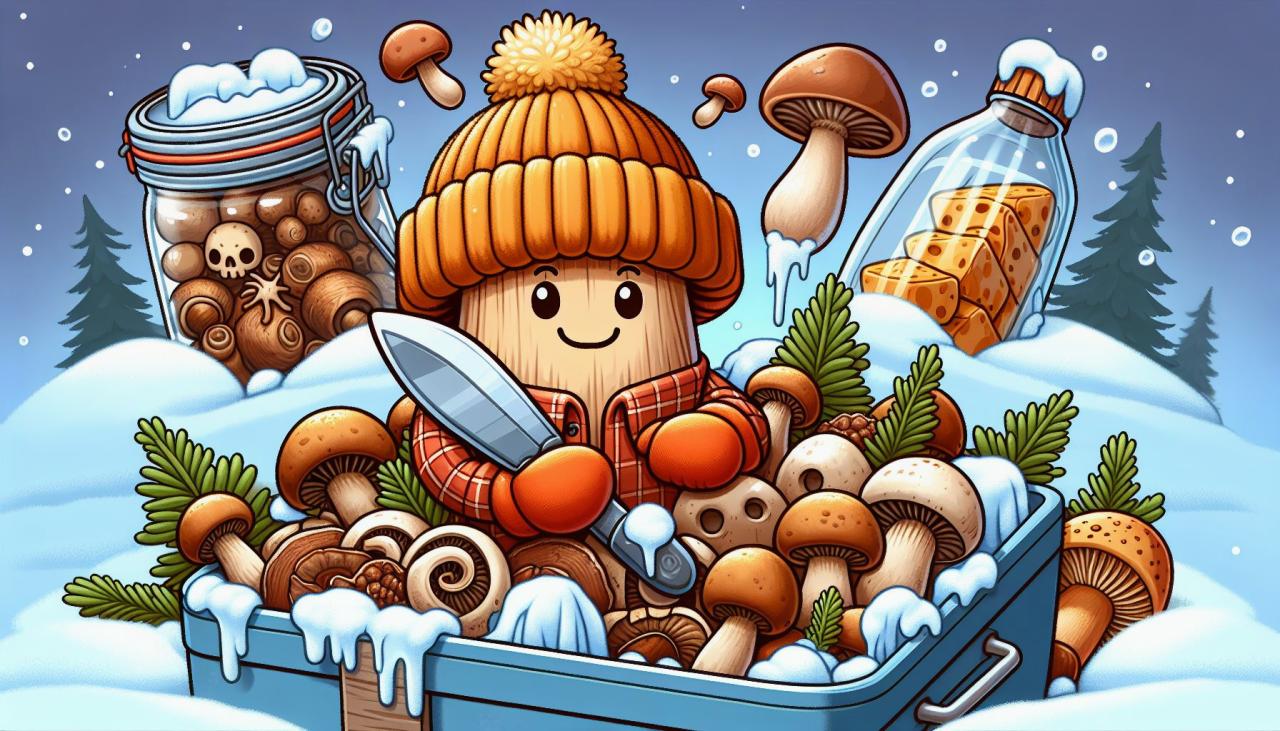 🍄 Заморозка грибов на зиму: полное руководство от леса до морозильника: 🍳 Предварительная обработка грибов: бланширование и обжаривание