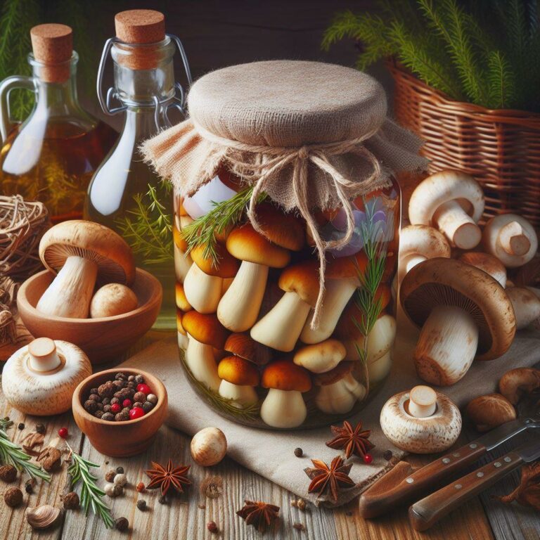 🍄 Секреты маринования белых грибов: лучшие рецепты для гурманов