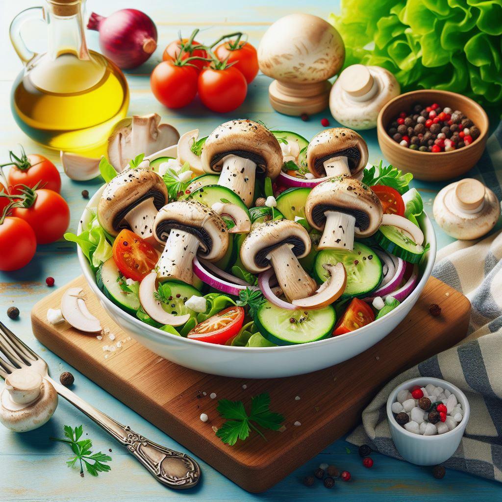 🥗 Лучшие рецепты салатов с груздями для гурманов: 🔥 Салат с маринованными груздями и беконом: рецепт для пикника