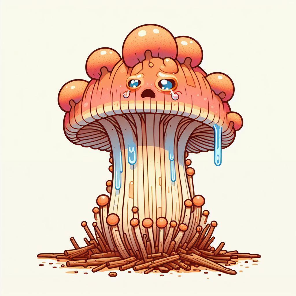 🍄 Трутовик окаймленный: необычный гриб, который умеет "плакать": 🔬 Секреты строения: почему гриб "плачет"