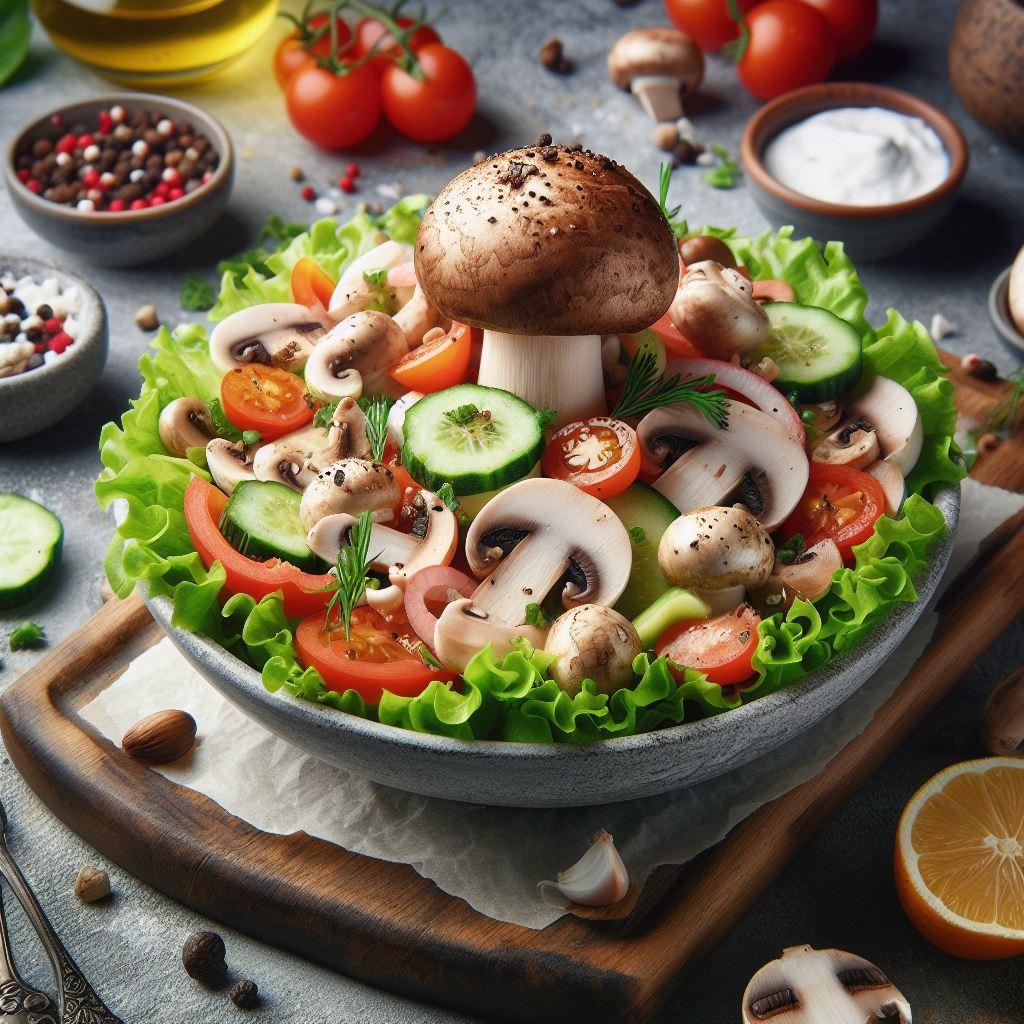 🍄 Рецепты салатов с грибами на зиму: создаем идеальную закуску: 🥗 Классический салат с маринованными грибами: пошаговый рецепт