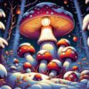 🍄 Загадочный зимний гриб: рядовка надломленная и её уникальное краснение