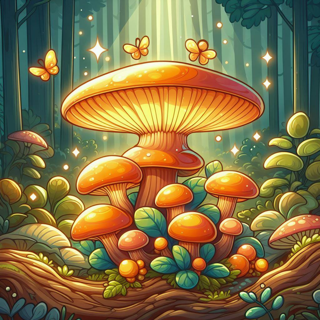 🍄 Оранжевая вешенка: яркость в лесу, но не на тарелке: 👀 Внешние отличия: как распознать оранжевую вешенку среди других грибов