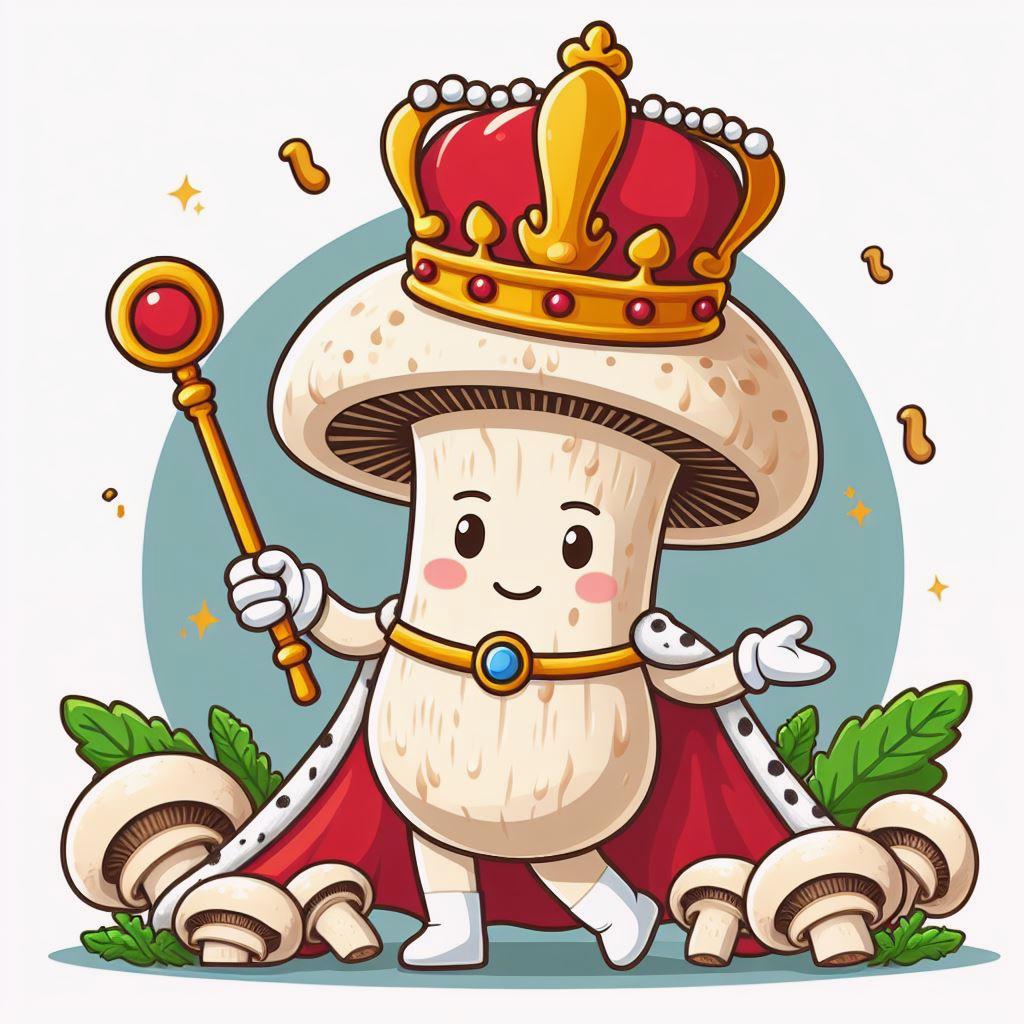 🍄 Цезарский гриб: деликатес с историей, заслуживший королевское внимание: 👑 Почему "достойное королей": ценность и редкость гриба
