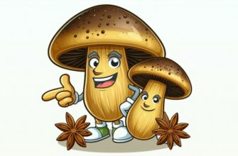 🍄 Говорушка буро-желтая: удивительный гриб с ароматом аниса