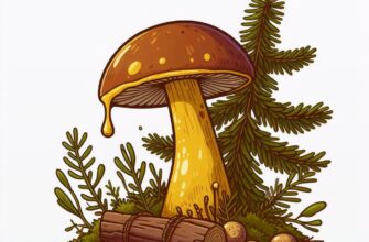 🍄 Масленок желто-бурый: секреты гриба из хвойного леса