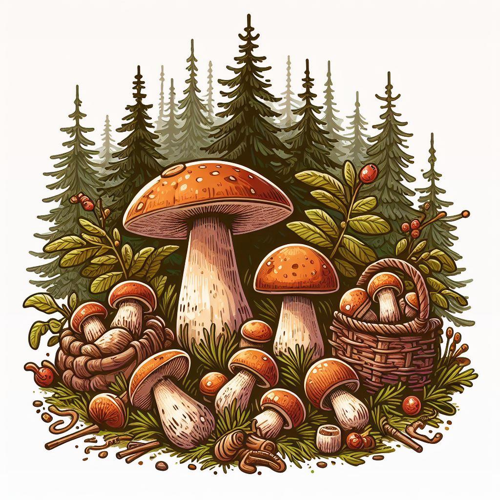🍄 Польский гриб: секреты деликатеса из хвойного леса: 🌲 Хвойные леса как идеальная среда для польских грибов