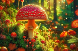 🍄 Красный подосиновик: великолепие природы в одном грибе