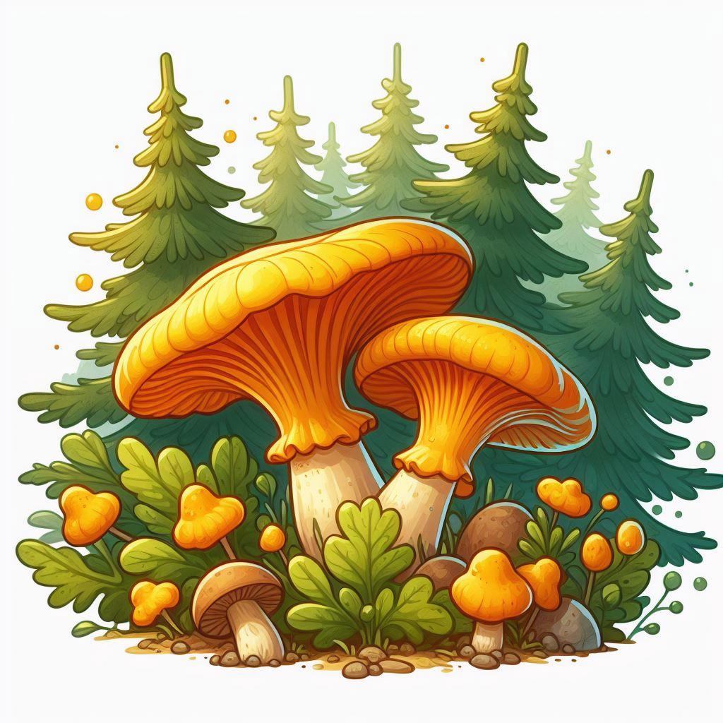 🍄 Лисичка желтеющая: полезный гриб тенистых еловых лесов: 🍴 Кулинарное применение лисички желтеющей