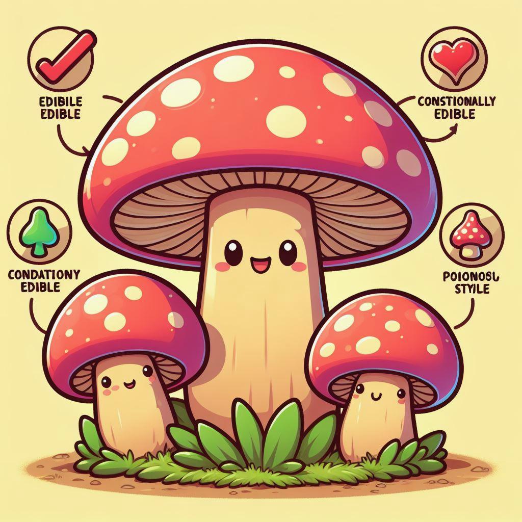 🍄 Гид по грибам: съедобные, условно съедобные и ядовитые: 📉 Условно съедобные грибы: вкусно, но с осторожностью