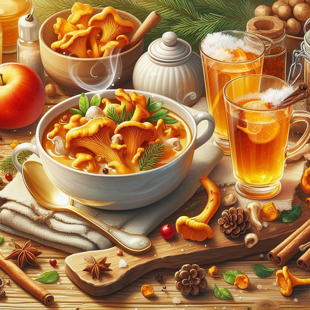 🍲 Суп с лисичками: идеальный рецепт для согрева в холодную погоду: 🥕 Добавляем разнообразие: овощи, которые подойдут к лисичкам