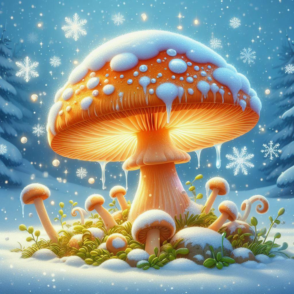 ❄️ Опенок зимний: чудо гриба под снеговым покровом: 📖 Легенда леса: удивительные факты об опенке зимнем