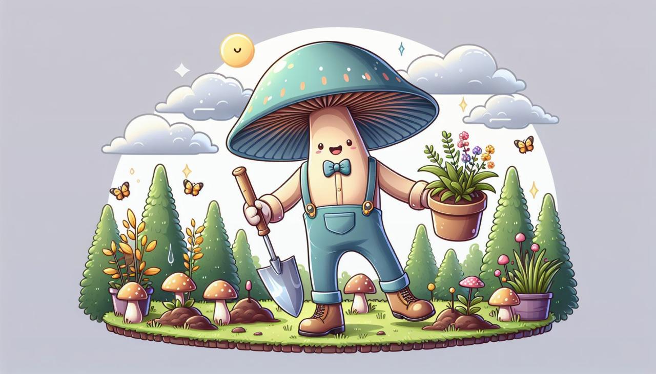 🌱 Энтолома садовая: открытие для садоводов и грибников: 🍄 Внешний вид и особенности: как распознать садовую красавицу