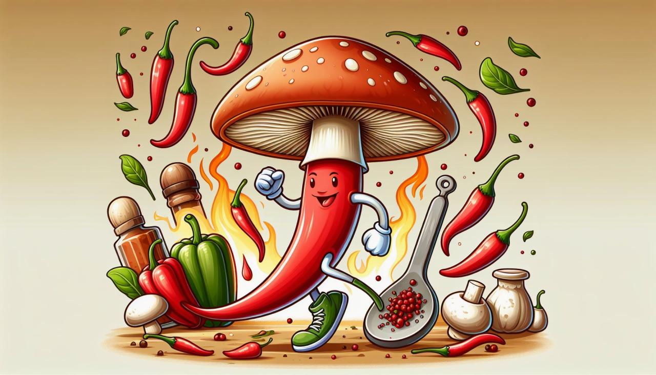 🌶 Открытие в мире грибов: сыроежка жгучеедкая с ароматом чили: 📍 Ареал произрастания: где найти этот уникальный гриб