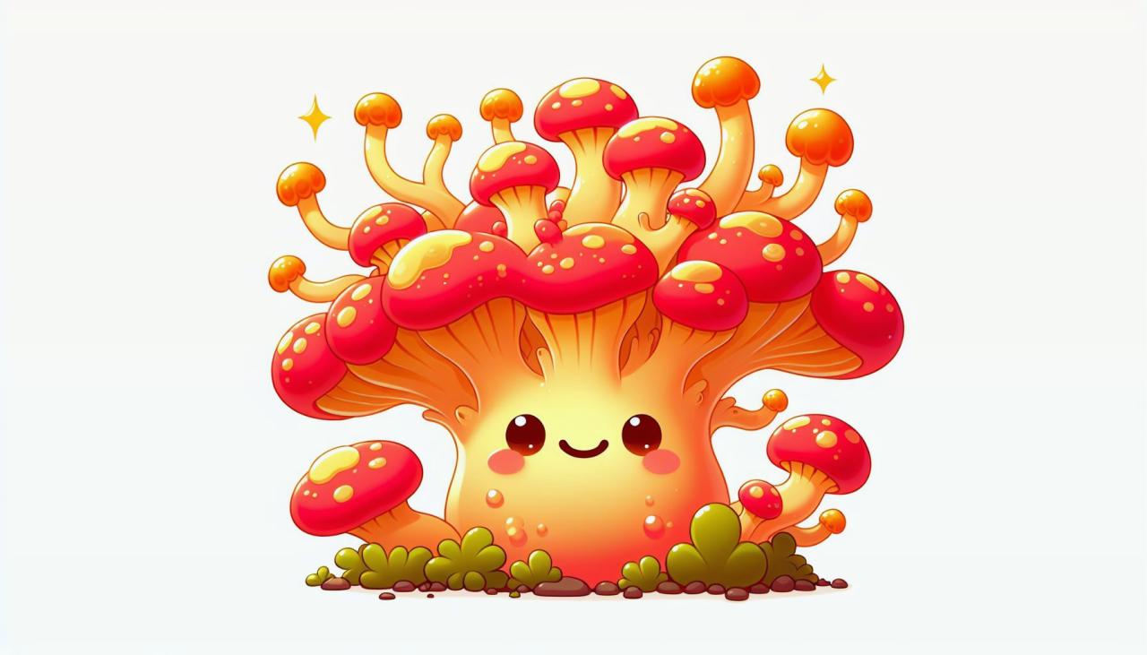 🍄 Калоцера клейкая: яркие грибы-кораллы из сказки: 📚 Встреча со сказочными грибами: народные поверья и легенды