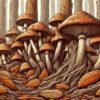 🍂 Рядовка землистая: тайны скрытого гриба лесной подстилки