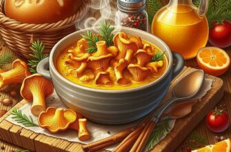 🍲 Суп с лисичками: идеальный рецепт для согрева в холодную погоду