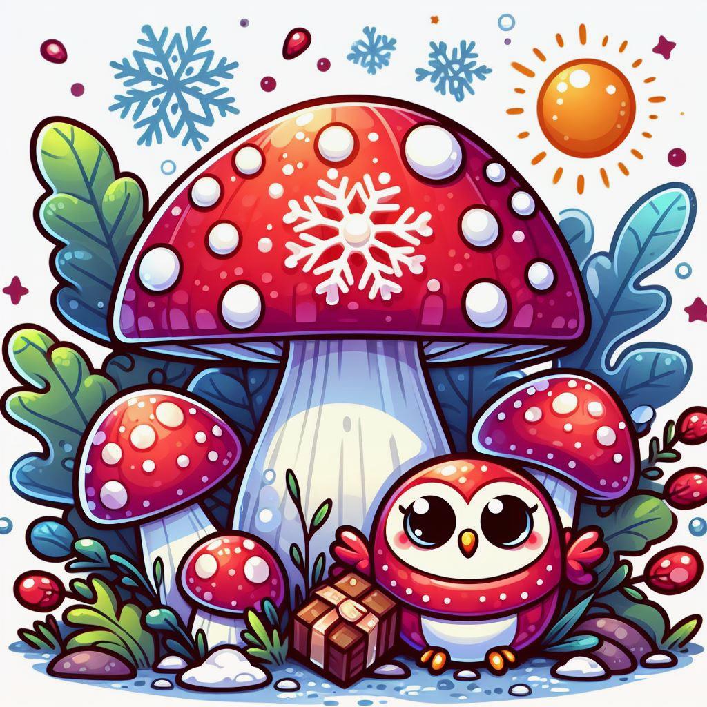🍄 Саркосцифа алая: тайны зимнего гриба с летним настроением: 🔬 Особенности строения: уникальная анатомия гриба