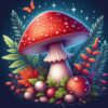 🍄 Саркосцифа алая: тайны зимнего гриба с летним настроением