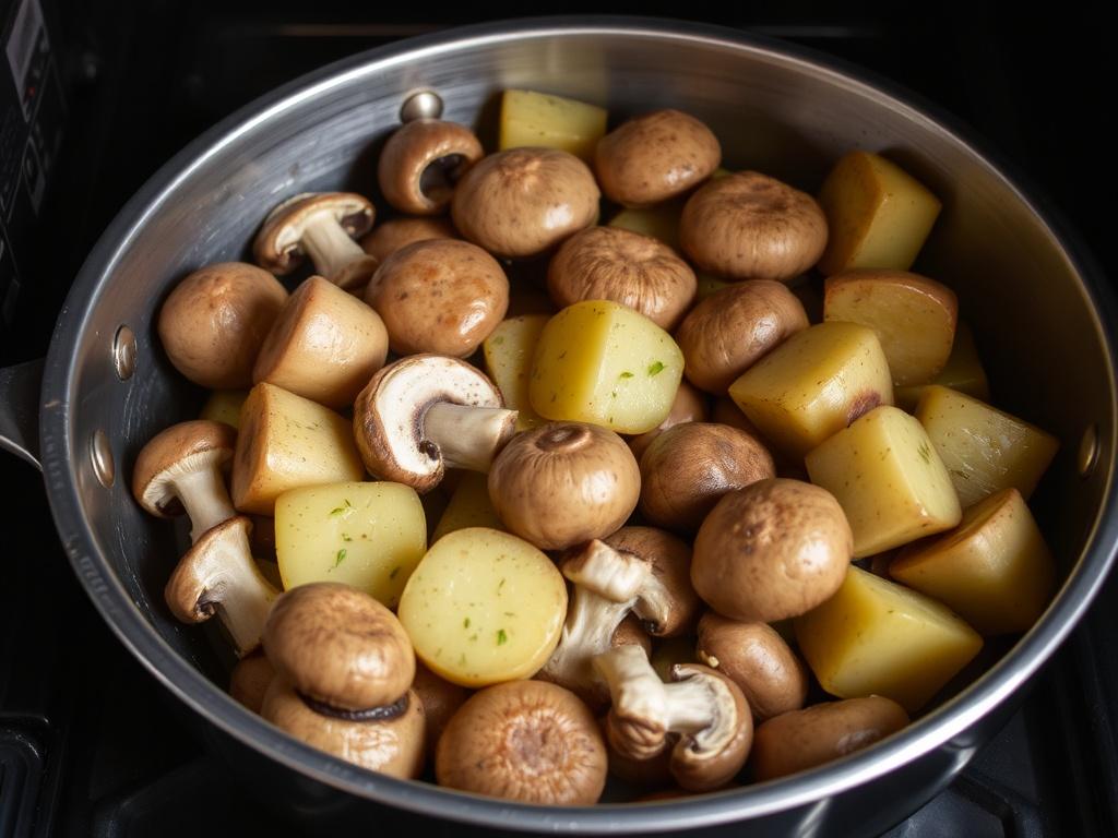 Setas para hacer patatas con setas al horno. Conservación y aprovechamiento de sobras