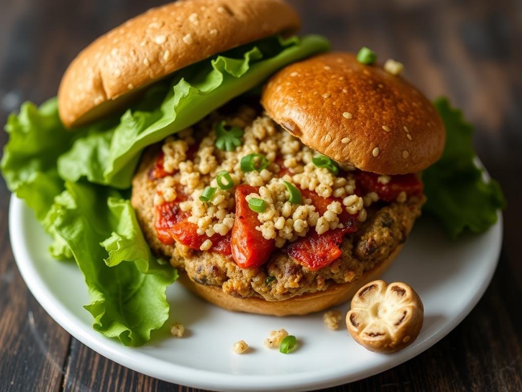 Setas para hacer hamburguesas vegetales con quinoa. Por qué las setas son el aliado perfecto