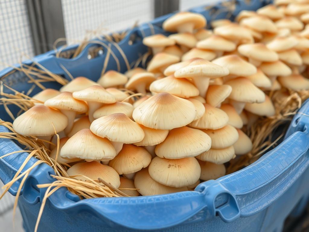 Cultivo de setas ostra sobre paja de trigo. Preparación de la paja: limpieza y pasteurización