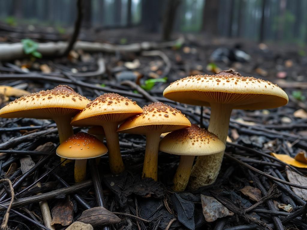 Setas de bosque quemado: especies pirófilas. Grupos y especies emblemáticas