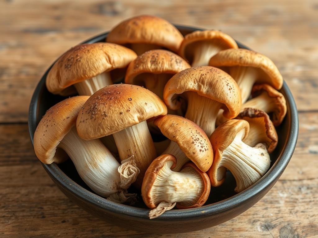 Setas para hacer tortilla española con boletus. Conservación y aprovechamientos