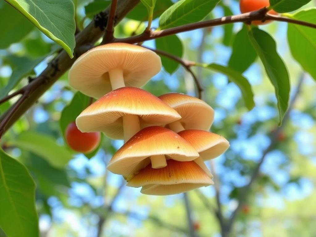 Setas de cerezo y otros frutales: ¿son comestibles?. Cómo identificar setas en cerezos y otros frutales