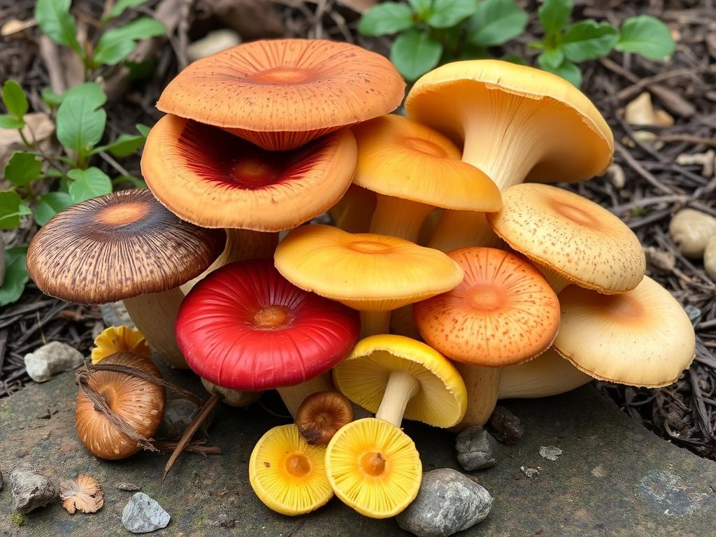 Hongos que cambian de color al cortarlos. Variaciones según la condición y el ambiente