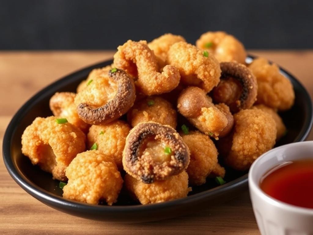 Setas rebozadas con tempura: receta fácil. Resumen práctico