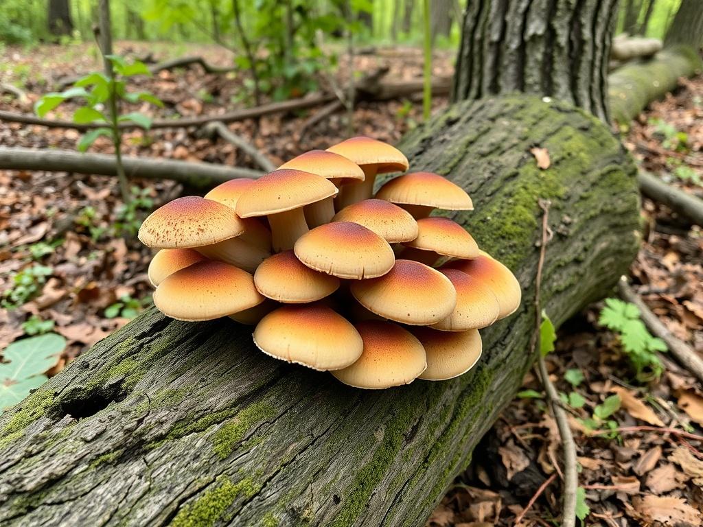 Cultivo de shiitake en troncos de roble. Sostenibilidad y manejo forestal responsable