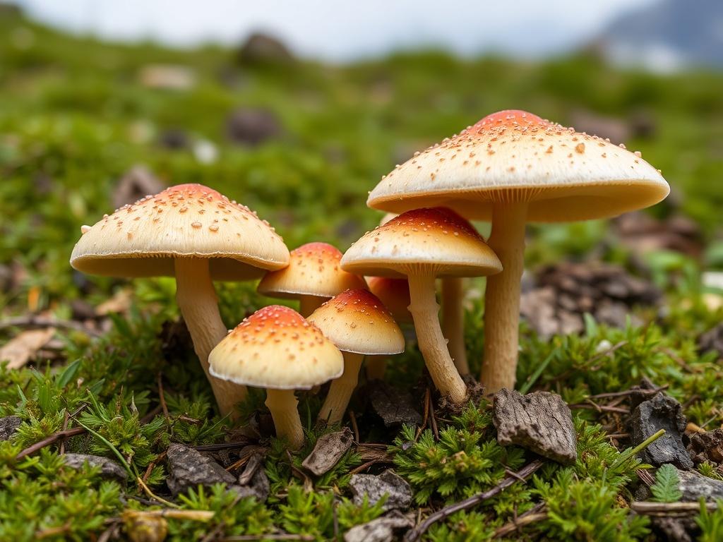 Setas de montaña por encima de 2000 metros. Condiciones ambientales en altura