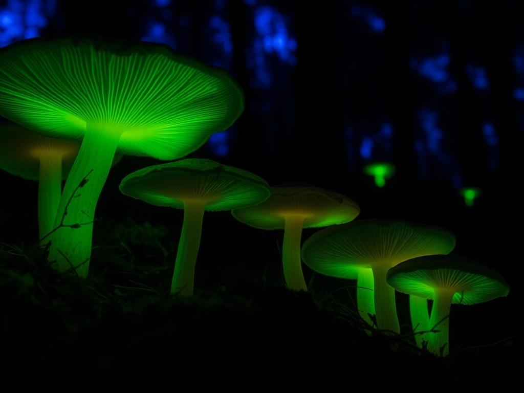 Hongos que brillan en la oscuridad: bioluminiscencia fúngica. Mi experiencia en el bosque: encuentros con luz