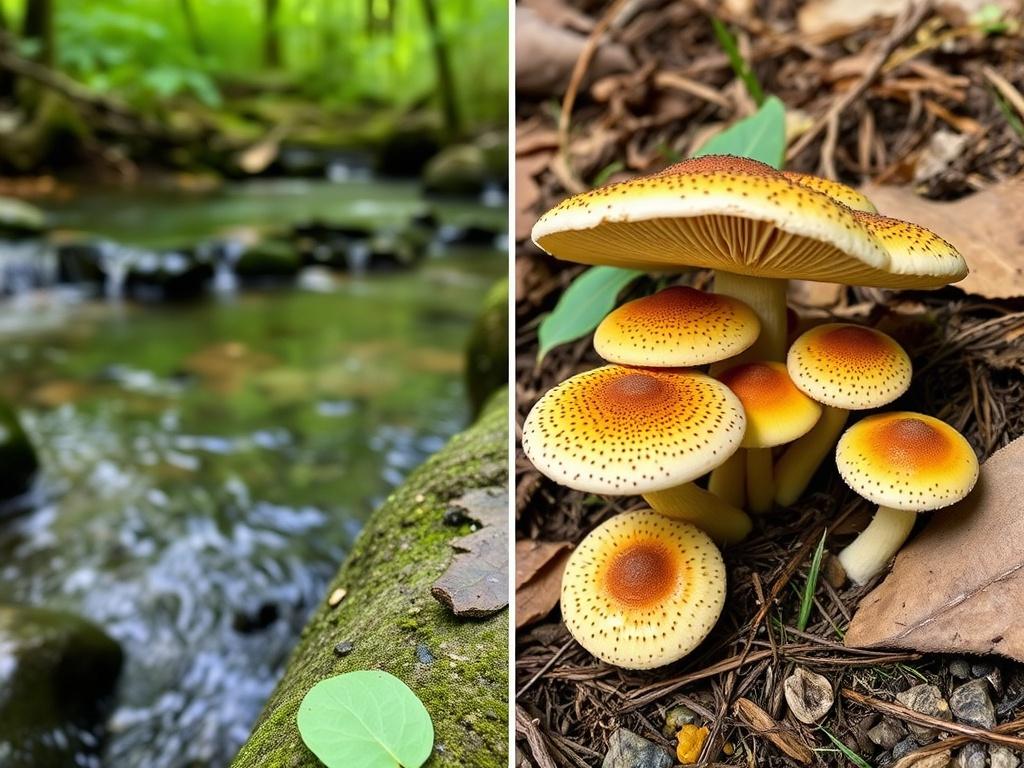 Setas de ribera: especies cerca de ríos y arroyos. Identificación práctica en el campo