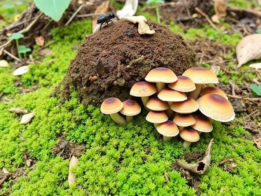 Hongos que crecen en hormigueros: curiosidades micológicas. Curiosidades micológicas que sorprenden