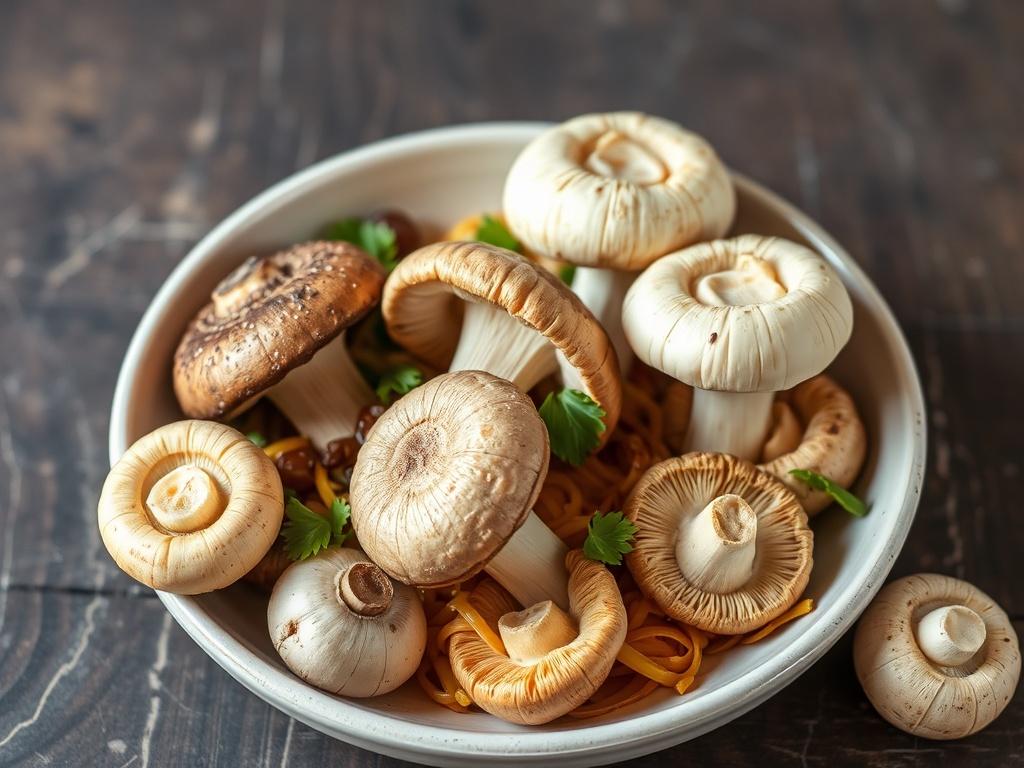 Setas para hacer lasaña vegetal sin carne. Variedades recomendadas y sus usos